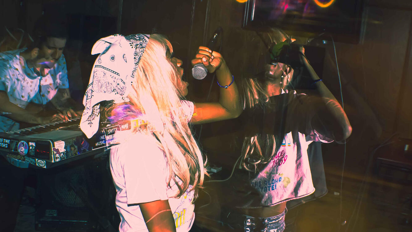 Echo Beauty Terror in The Rubber Room on 8/3/23.