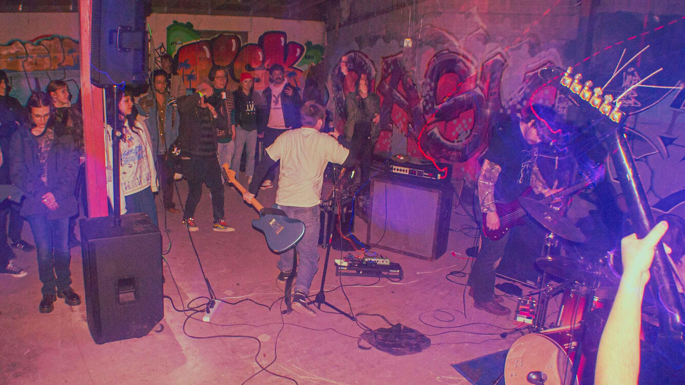 God Shell in an abandoned warehouse on 3/17/23.